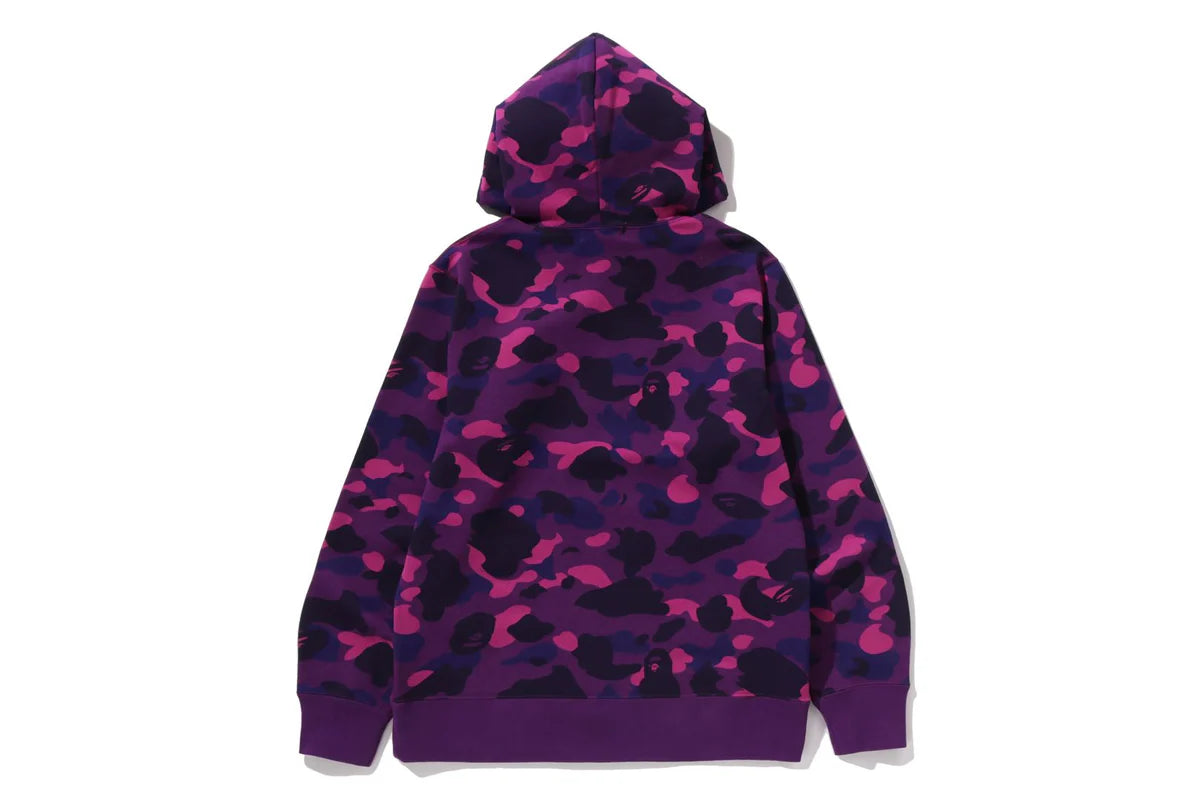 BAPE COLOR CAMO PULLOVER HOODIE IN PURPLE