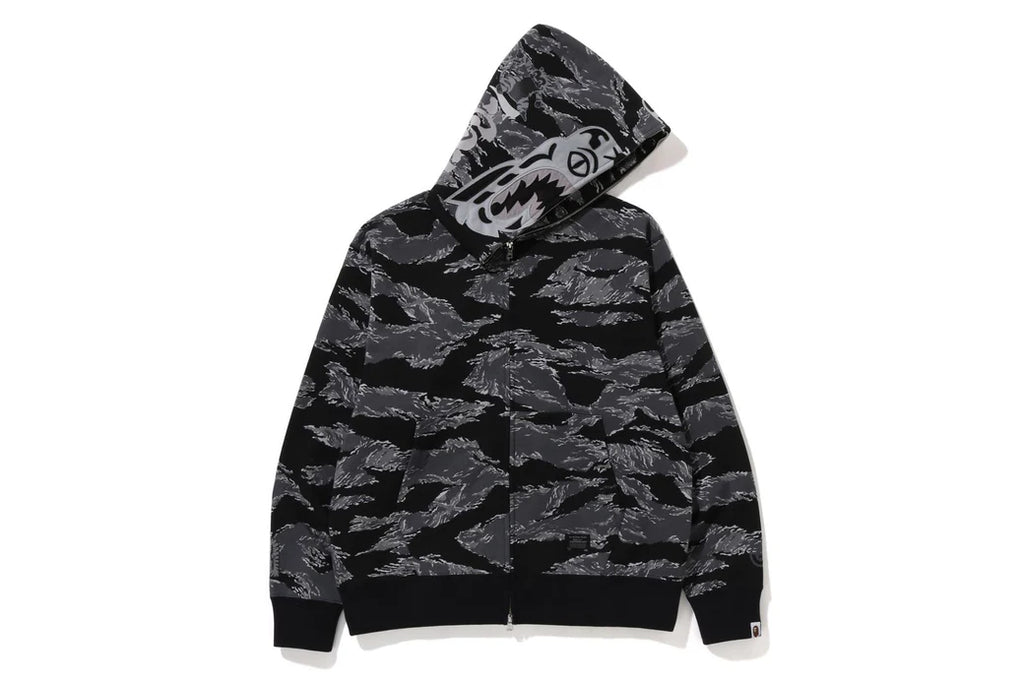 BAPE TIGER CAMO TIGER RELAXED FIT FULL ZIP HOODIE