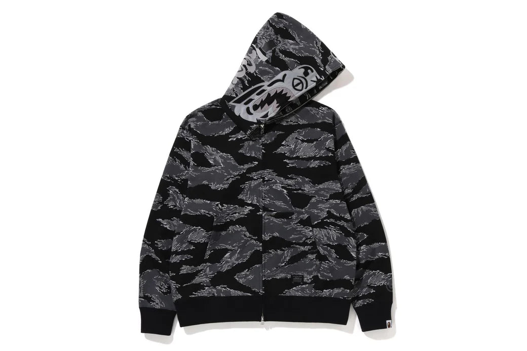 BAPE TIGER CAMO TIGER RELAXED FIT FULL ZIP HOODIE