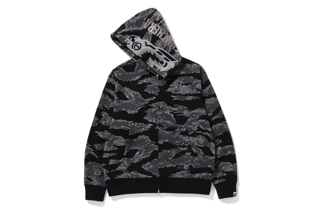BAPE TIGER CAMO TIGER RELAXED FIT FULL ZIP HOODIE