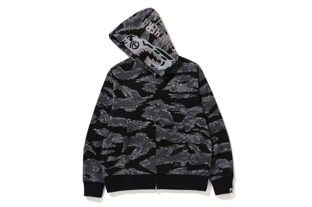 BAPE TIGER CAMO TIGER RELAXED FIT FULL ZIP HOODIE