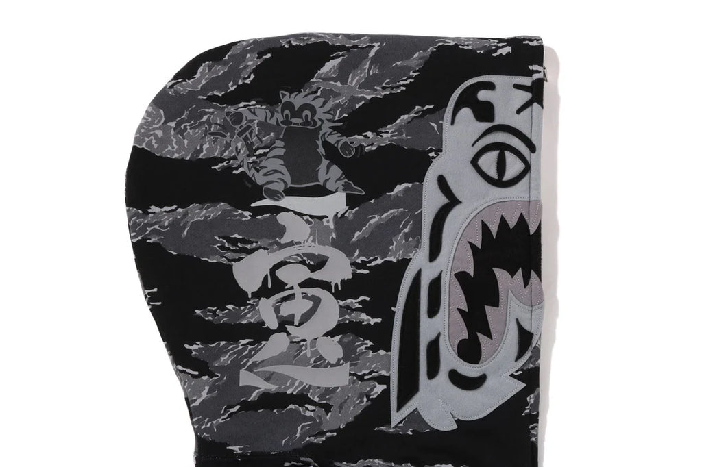 BAPE TIGER CAMO TIGER RELAXED FIT FULL ZIP HOODIE