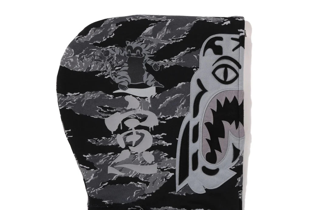 BAPE TIGER CAMO TIGER RELAXED FIT FULL ZIP HOODIE