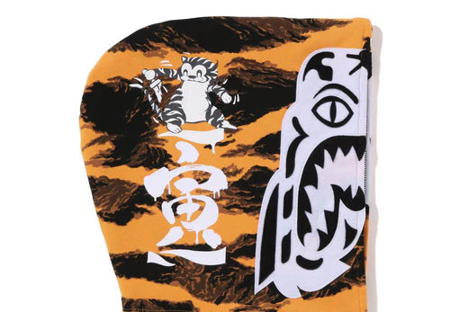 BAPE TIGER CAMO TIGER RELAXED FIT FULL ZIP HOODIE