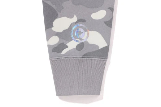 BAPE CITY CAMO SHARK FULL ZIP HOODIE IN GRAY