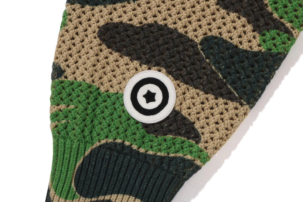 BAPE ABC CAMO CROCHET RELAXED FULL ZIP HOODIE