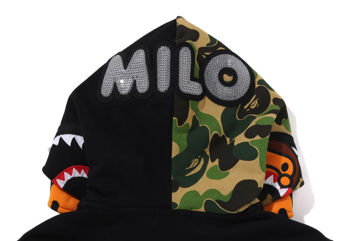 BAPE MILO SHARK FULL ZIP DOUBLE