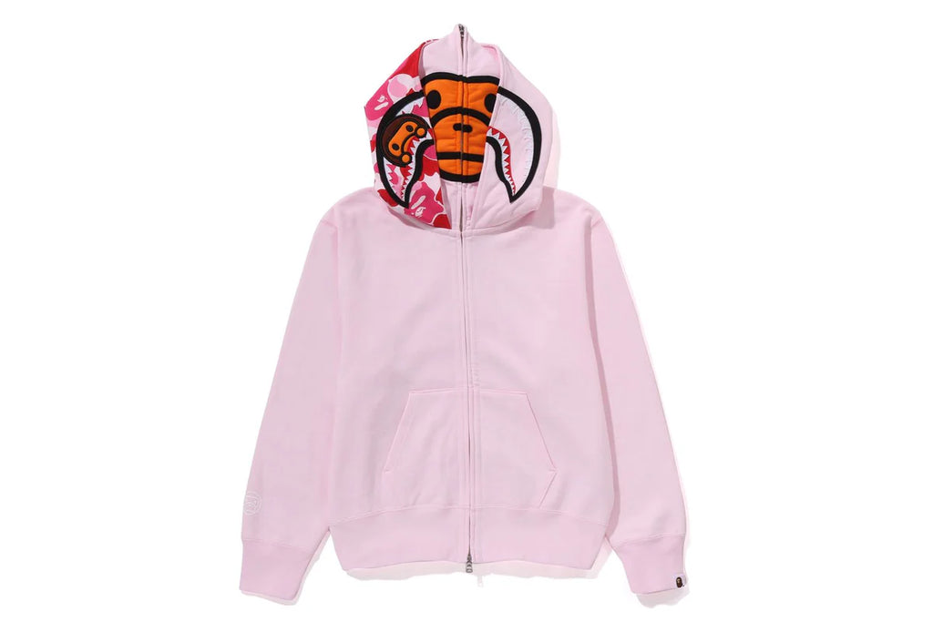 BAPE MILO SHARK FULL ZIP DOUBLE