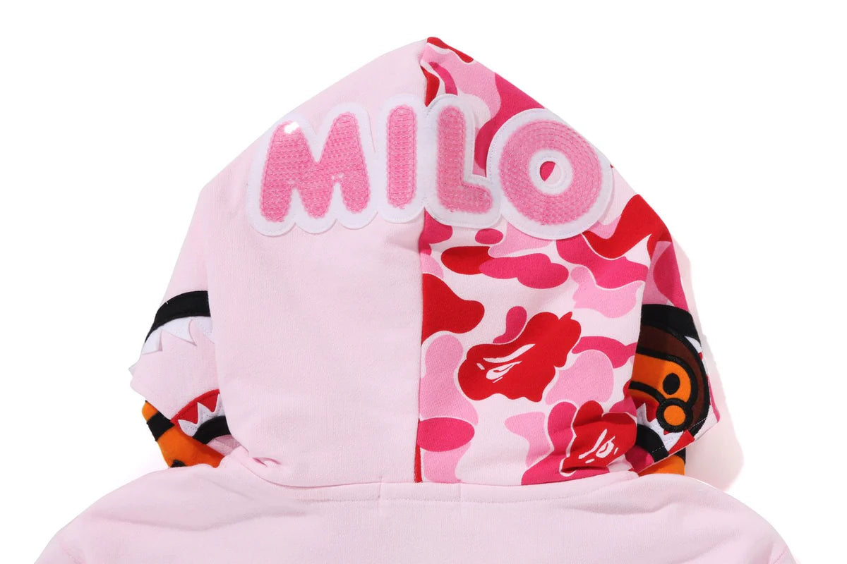 BAPE MILO SHARK FULL ZIP DOUBLE