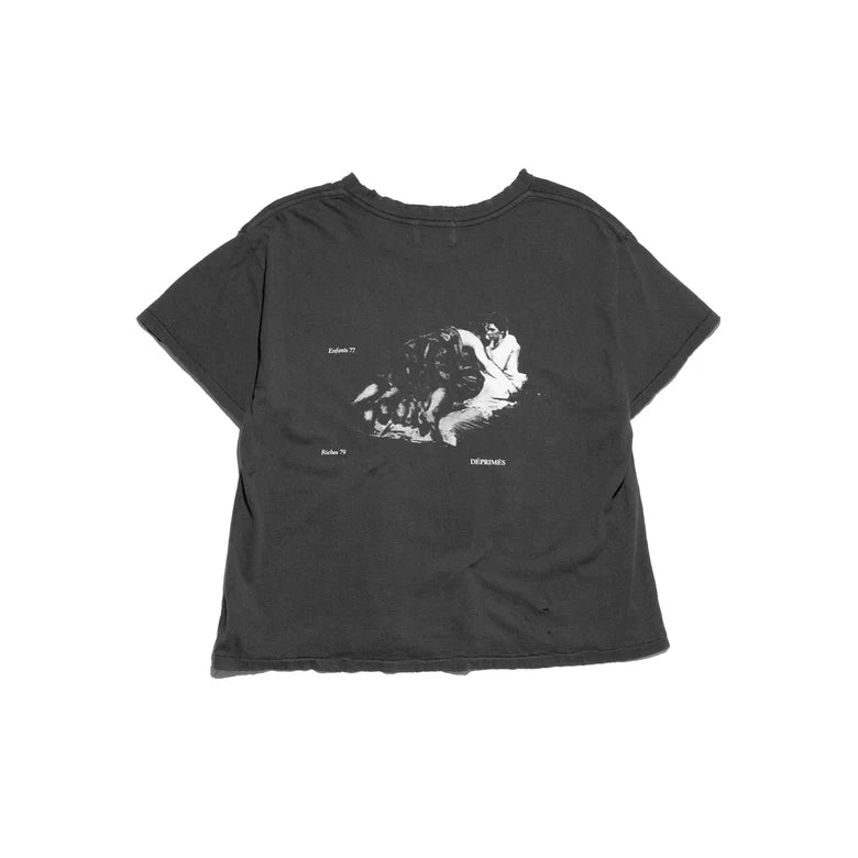 ENFANTS RICHES DÉPRIMÉS DANS LA PENDAISON T-SHIRT INANTIQUE BLACK