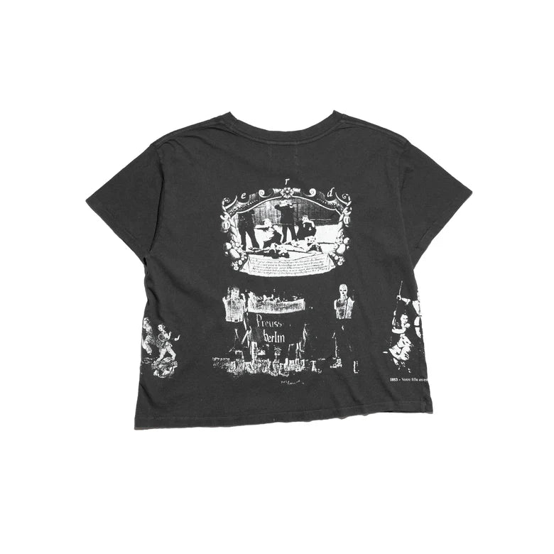 ENFANTS RICHES DÉPRIMÉS NAPOLEON T-SHIRT IN FADED BLACK