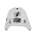 ENFANTS RICHES DÉPRIMÉS NAPOLEON LS T-SHIRT IN FADED WHITE