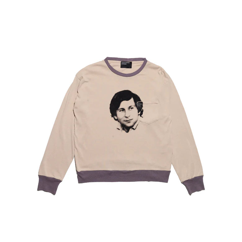 ENFANTS RICHES DÉPRIMÉS ROMAN P. LS T-SHIRT IN BEIGE / BROWN
