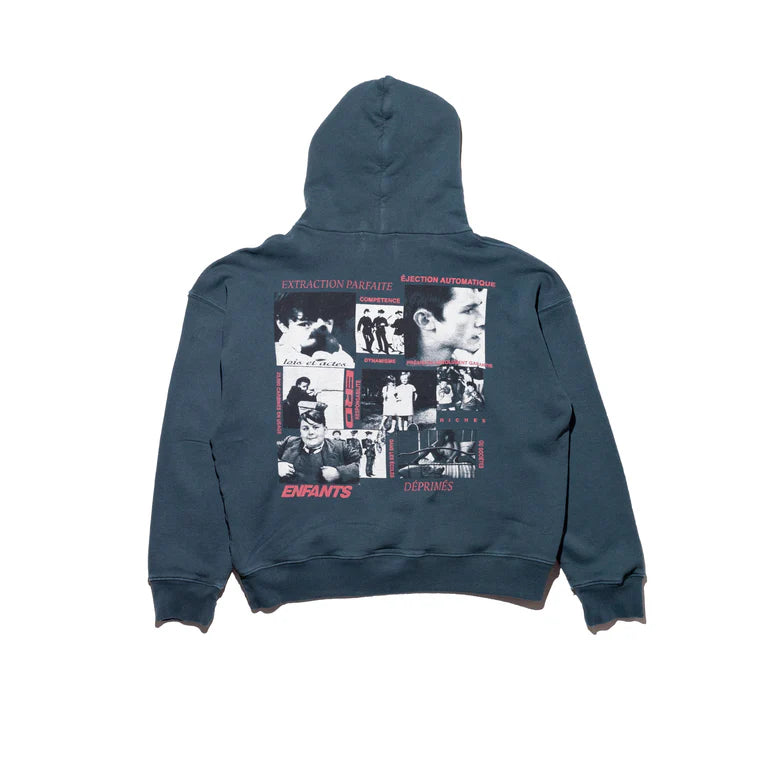 ENFANTS RICHES DÉPRIMÉS LA SCOLAIRE PRÉFÉREE HOODIE  IN DARK FOREST GREEN