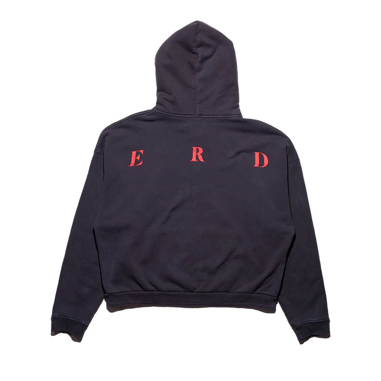ENFANTS RICHES DÉPRIMÉS LES CRIMES DE L’AMOUR ZIP HOODIE (EXCLUSIVE) IN BLACK