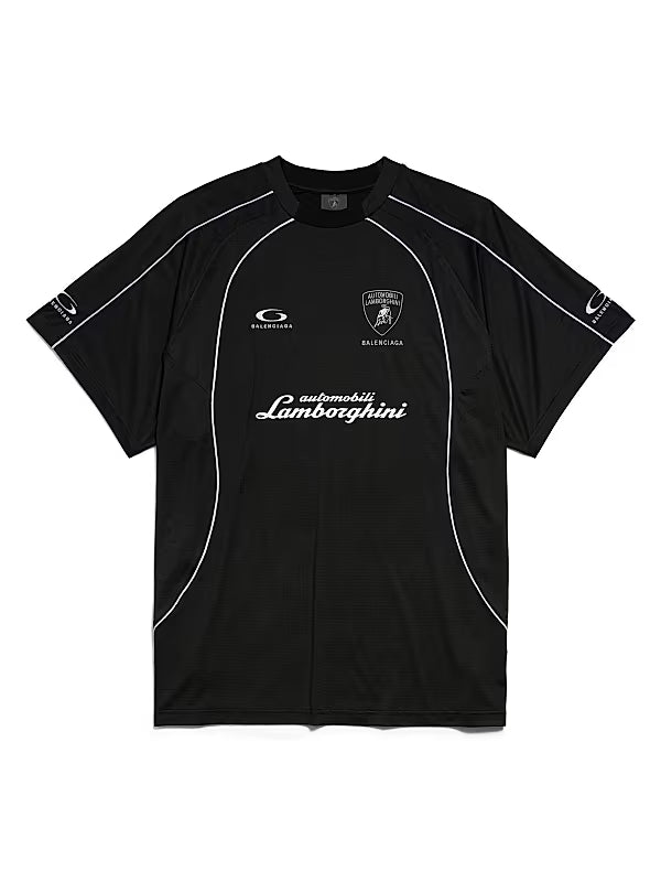 BALENCIAGA AUTOMOBILI OVERSIZED SOCCER T-SHIRT