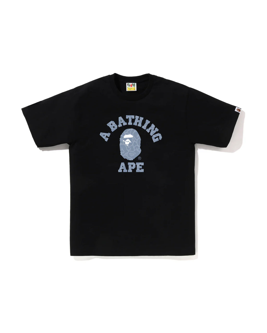 BAPE JAPANESE CLOUD CAMO COLLEGE TEE