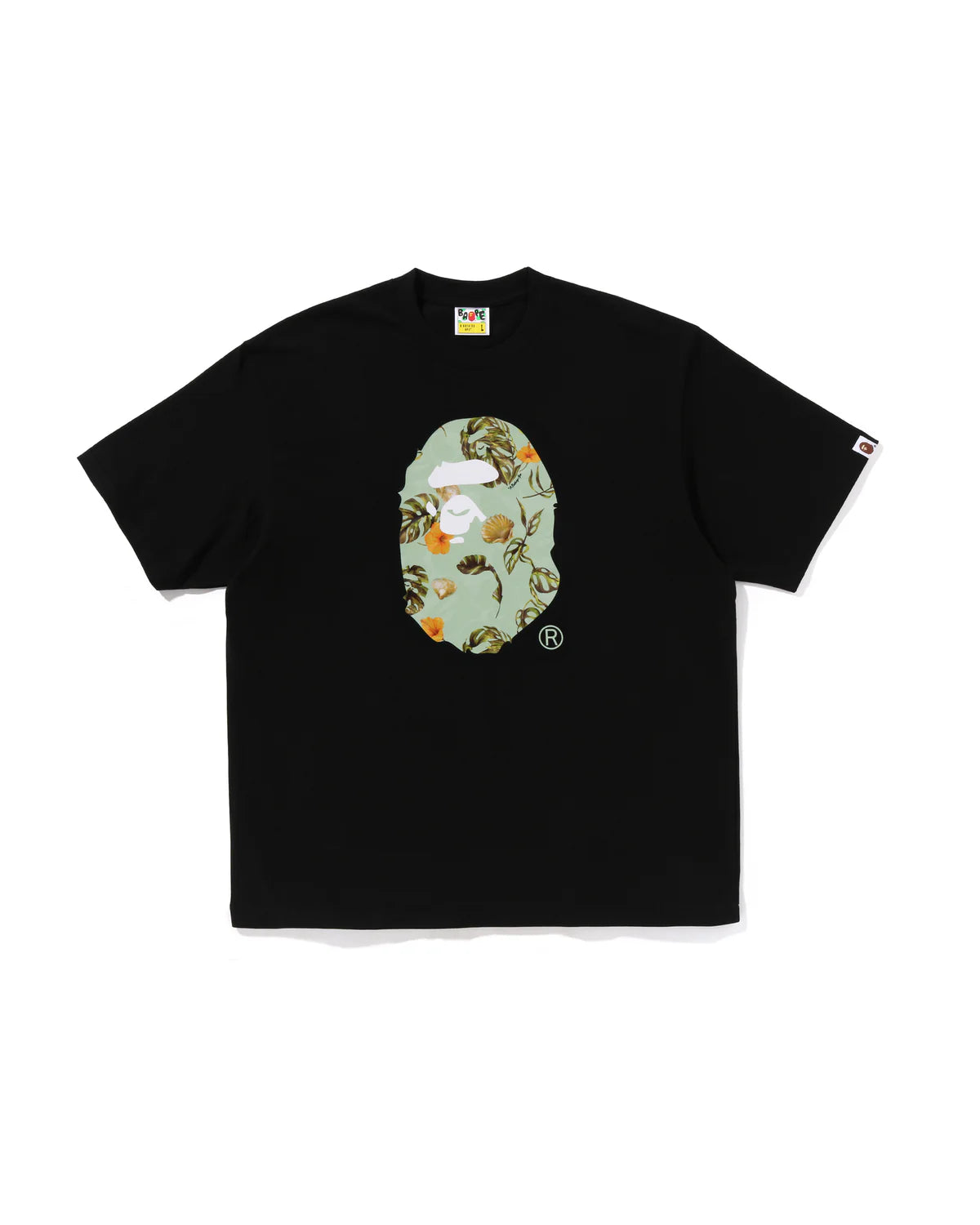 BAPE VACATION PATTERN APE HEAD RELAXED FIT TEE