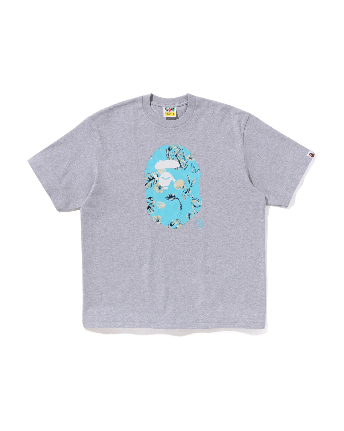 BAPE VACATION PATTERN APE HEAD RELAXED FIT TEE