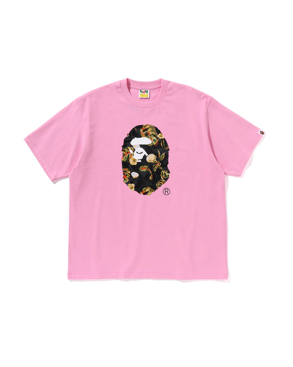 BAPE VACATION PATTERN APE HEAD RELAXED FIT TEE
