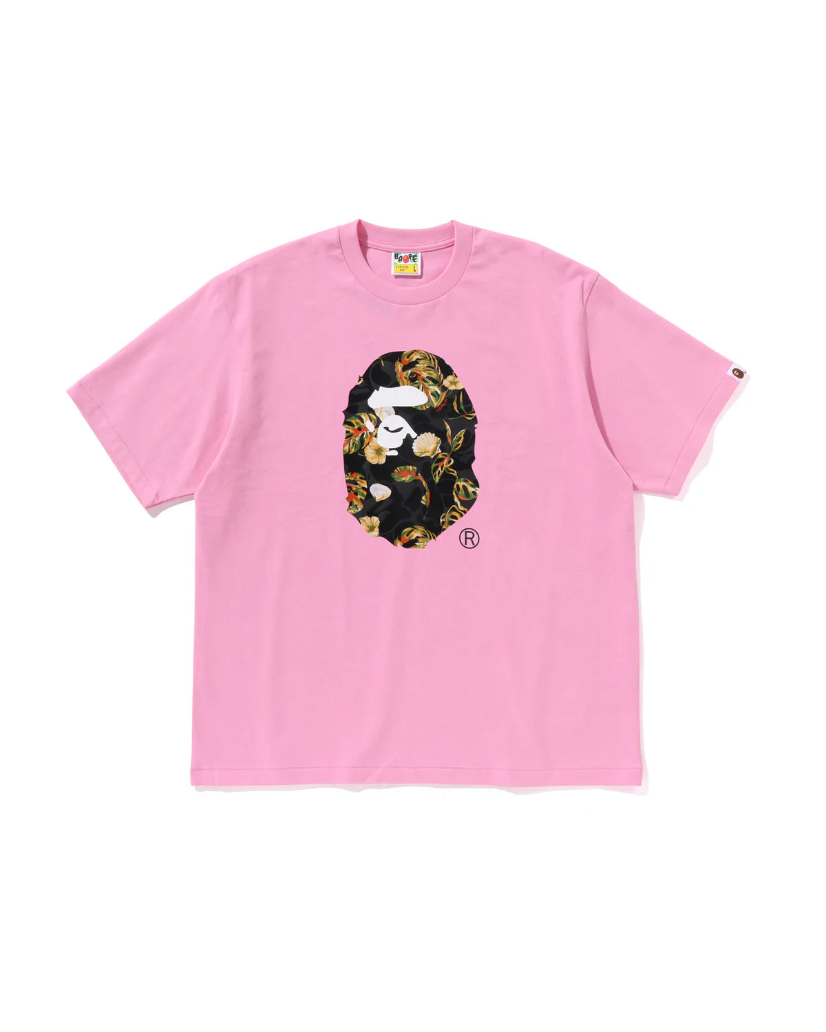 BAPE VACATION PATTERN APE HEAD RELAXED FIT TEE