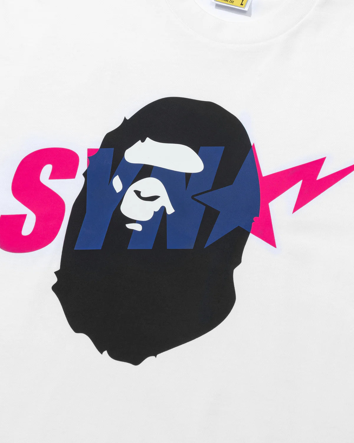 BAPE X SPOTIFY X SYNÁ BY CENTRAL CEE APE HEAD TEE