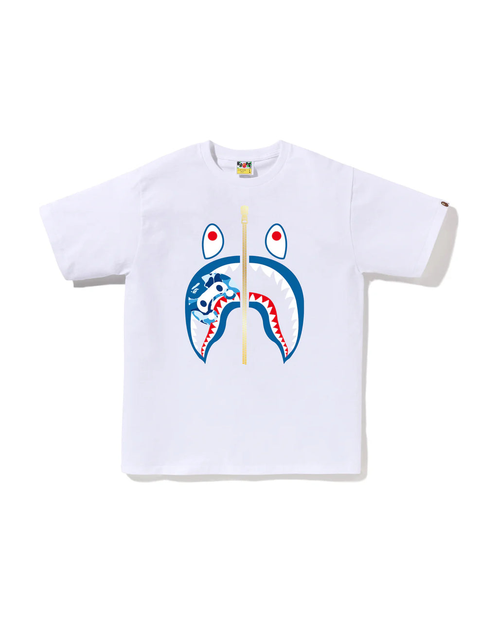 BAPE ABC CAMO MILO SHARK TEE