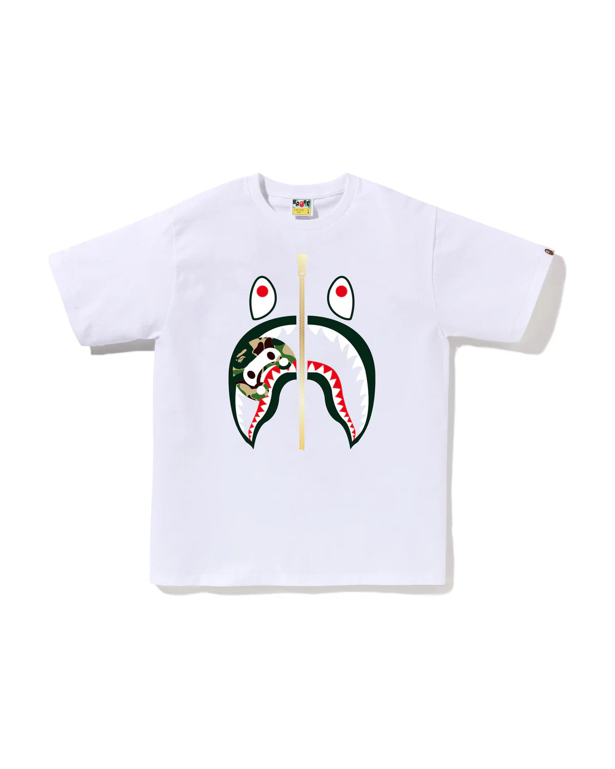 BAPE ABC CAMO MILO SHARK TEE