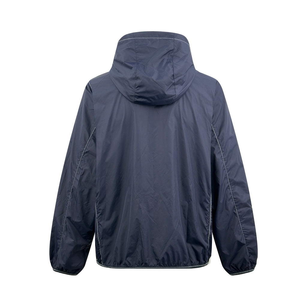 MONCLER NIGHT BLUE TERCHE HOODED JACKET