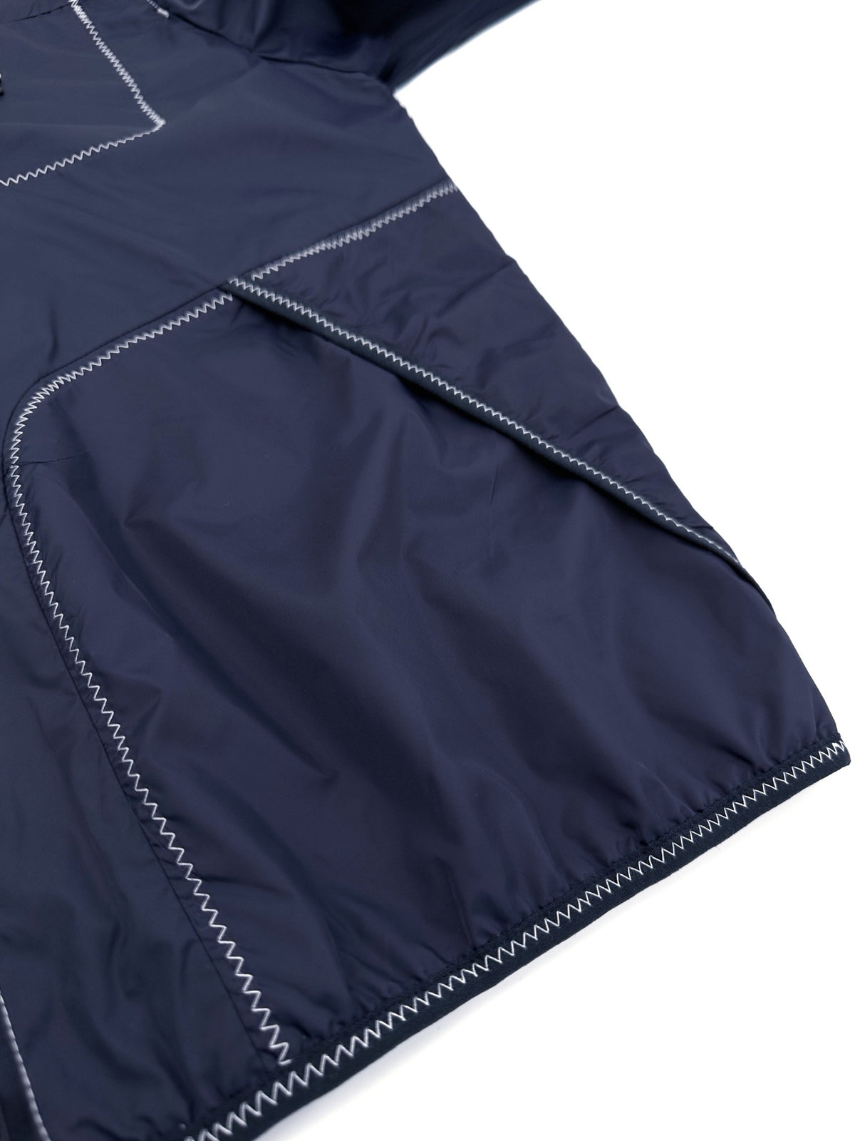 MONCLER NIGHT BLUE TERCHE HOODED JACKET