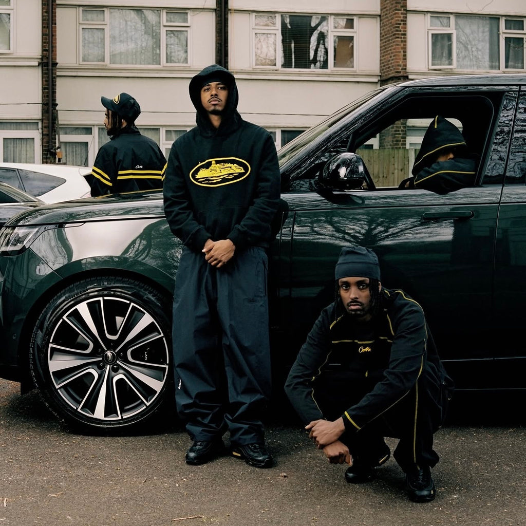 CORTEIZ ALCATRAZ HOODIE V2 “BLACK / YELLOW”