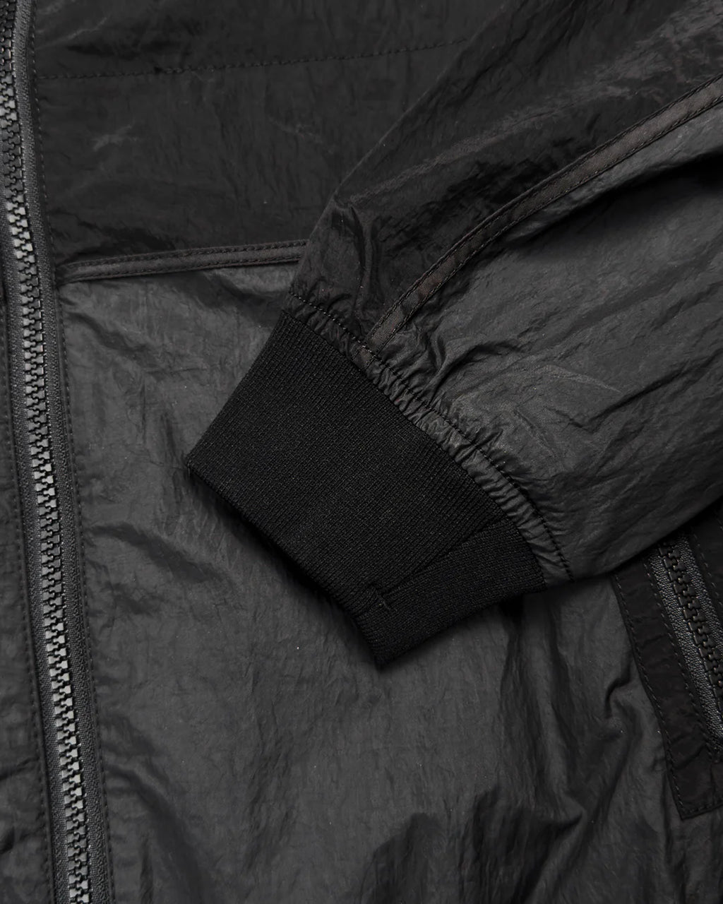 STONE ISLAND NYLON METAL WATRO-TC IN ECONYL JACKET BLACK