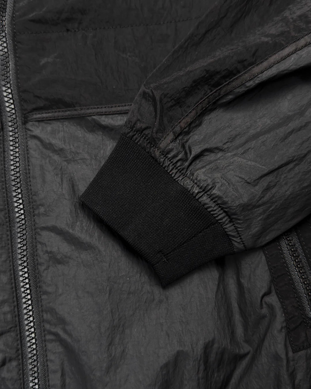 STONE ISLAND NYLON METAL WATRO-TC IN ECONYL JACKET BLACK