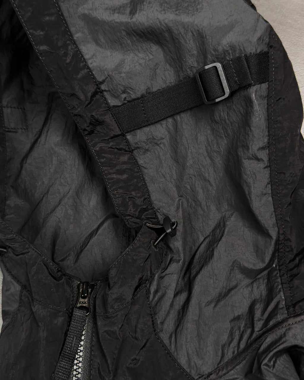 STONE ISLAND NYLON METAL WATRO-TC IN ECONYL JACKET BLACK