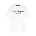PALM ANGELS RHINESTONE SPRAYED CLASSIC TEE 'WHITE/BLACK'