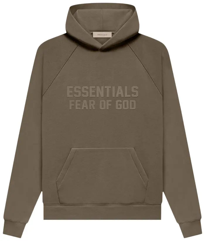 FEAR OF GOD ESSENTIALS HOODIE “WOOD”