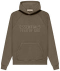 FEAR OF GOD ESSENTIALS HOODIE “WOOD”