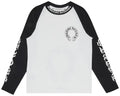CHROME HEARTS HORSESHOE NECK LOGO 3/4 SHIRT “BLACK/WHITE”