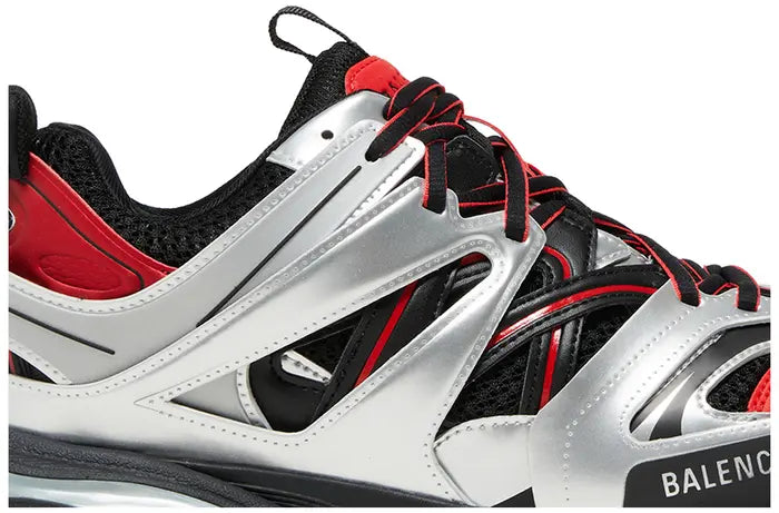 BALENCIAGA TRACK SNEAKER “BLACK RED SILVER”
