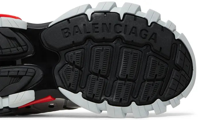 BALENCIAGA TRACK SNEAKER “BLACK RED SILVER”