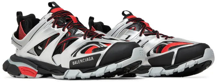 BALENCIAGA TRACK SNEAKER “BLACK RED SILVER”