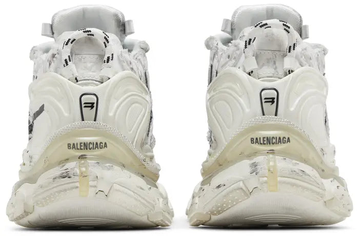 BALENCIAGA RUNNER SNEAKER 'GRAFFITI - WHITE BLACK'