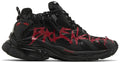 BALENCIAGA RUNNER SNEAKER 'GRAFFITI – BLACK RED'