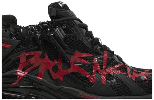 BALENCIAGA RUNNER SNEAKER 'GRAFFITI – BLACK RED'