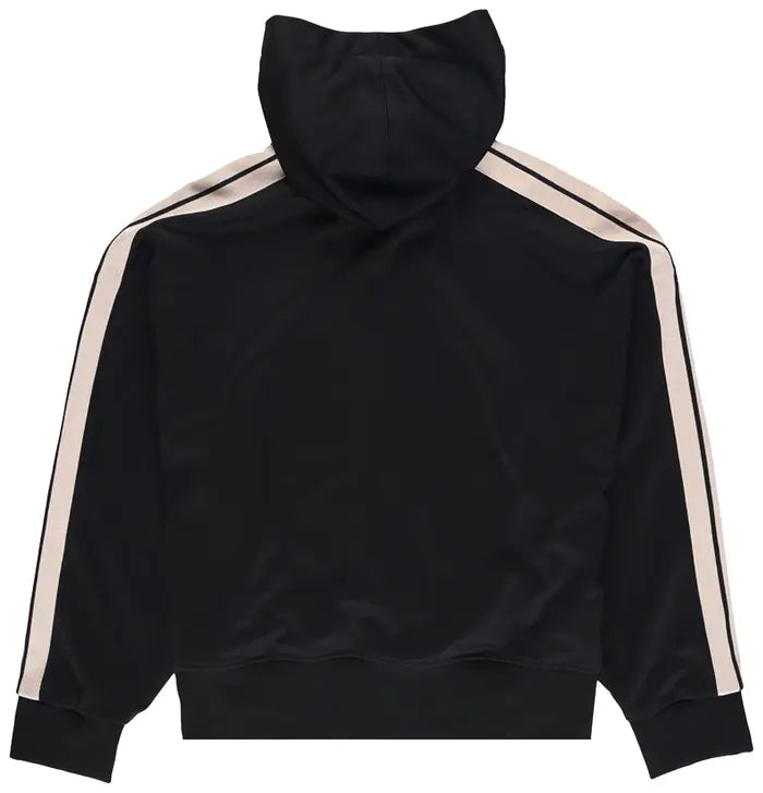 PALM ANGELS ZIP TRACK HOODIE 'BLACK'