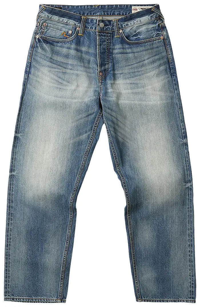 PALACE EVISU DENIM JEANS STONE WASH