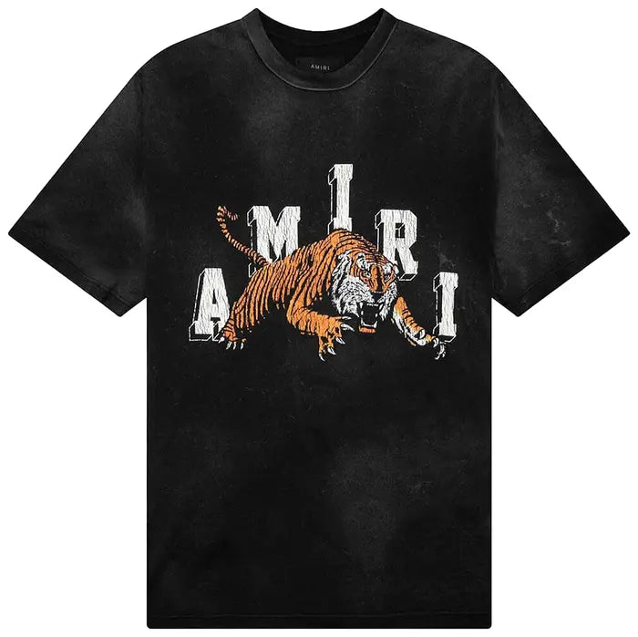 AMIRI VINTAGE TIGER TEE 'BLACK'