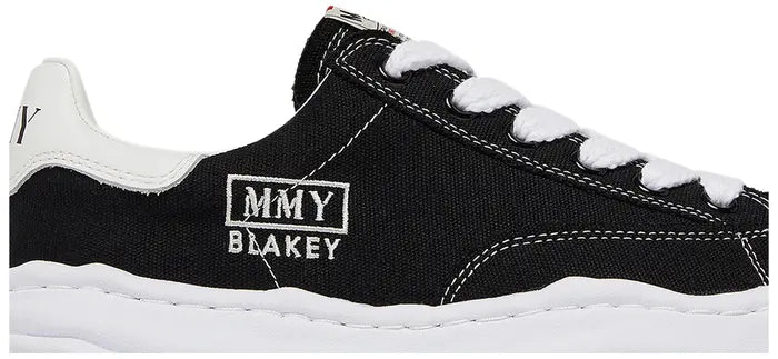 MAISON MIHARA YASUHIRO BLAKEY OG SOLE CANVAS LOW 'BLACK WHITE'