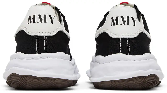MAISON MIHARA YASUHIRO BLAKEY OG SOLE CANVAS LOW 'BLACK WHITE'