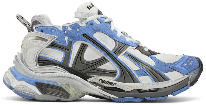 BALENCIAGA RUNNER SNEAKER 'WORN-OUT - BLUE GREY'